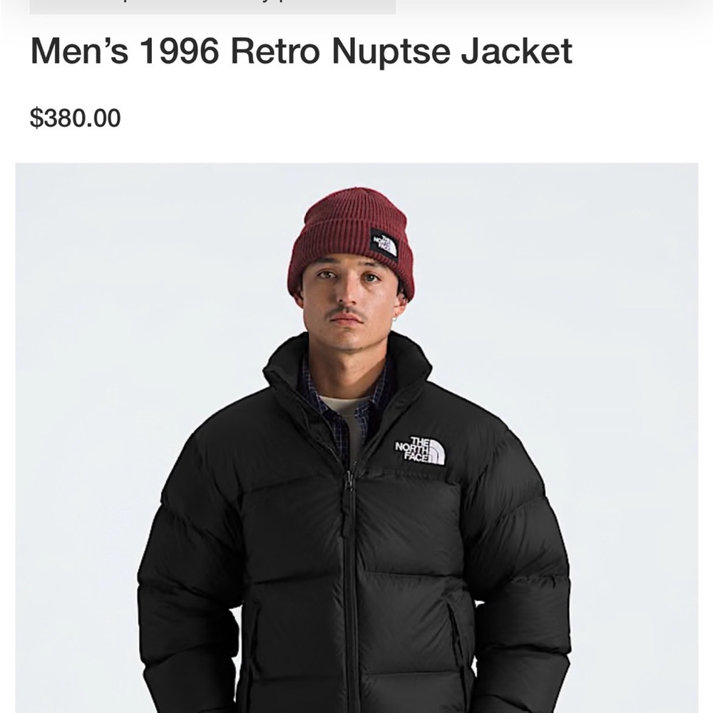North Face 1996 Men’s Retro Nuptse Jacket size medium